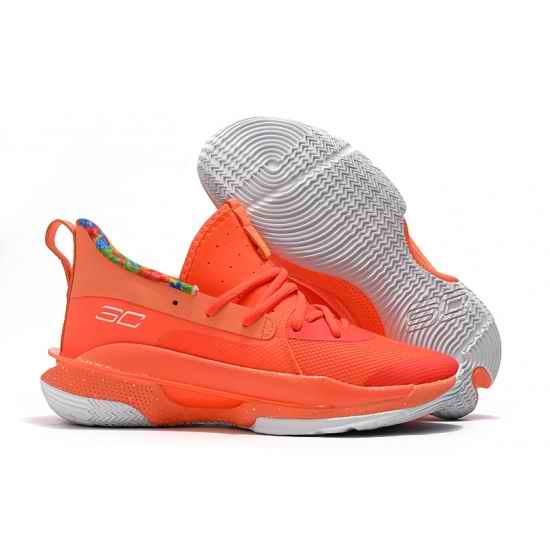 Stephen Curry VII Men Basketball Shoes Candy Orange
